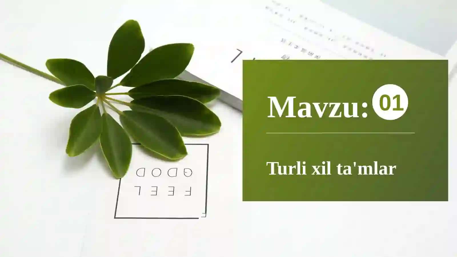 Turli xil ta'mlar 2