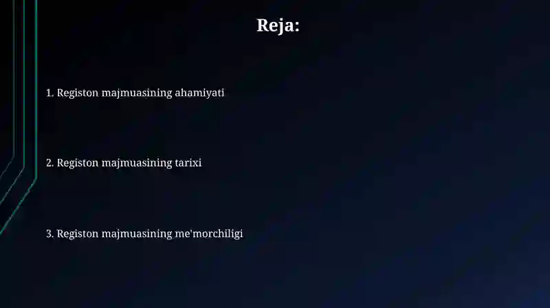 Registon majmuasi 2