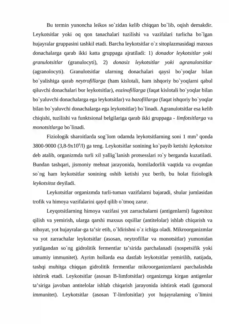 Leykotsitlar 2