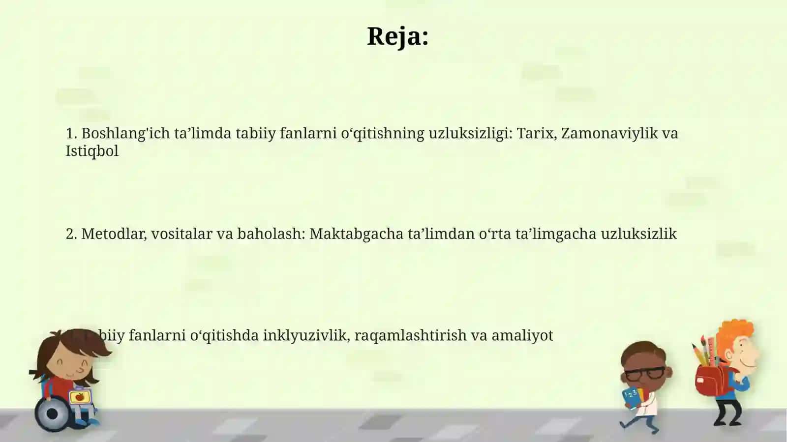 Boshlangʻich taʼlim tabiiy fanlarini oʻqitish metodlari va vositalarining uzviyligi 2