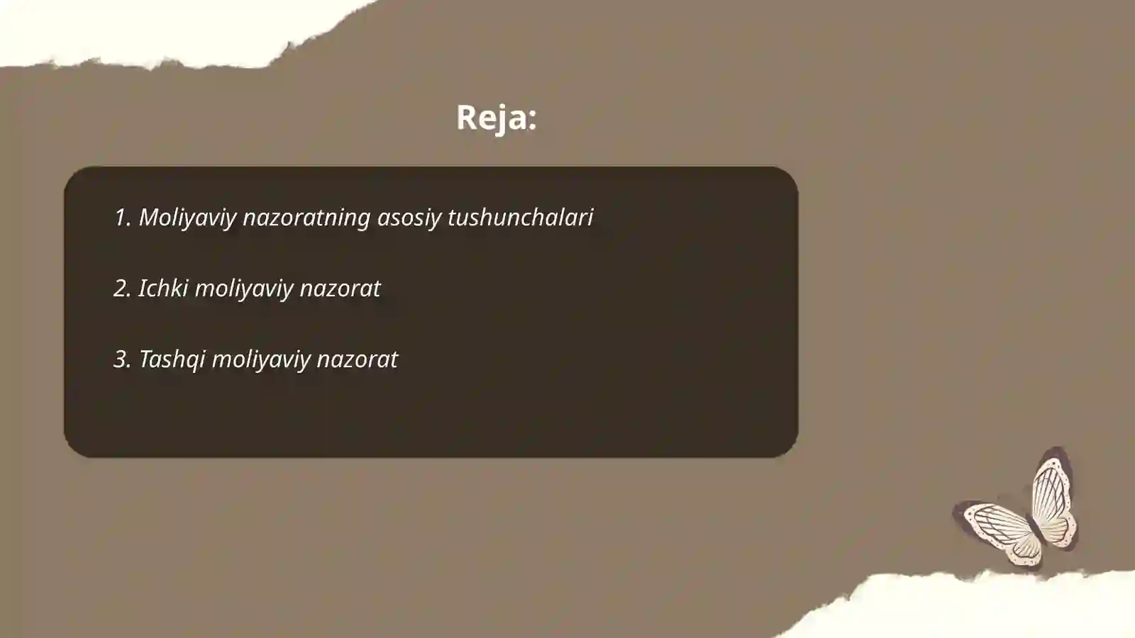 Moliyaviy nazorat turlari 2