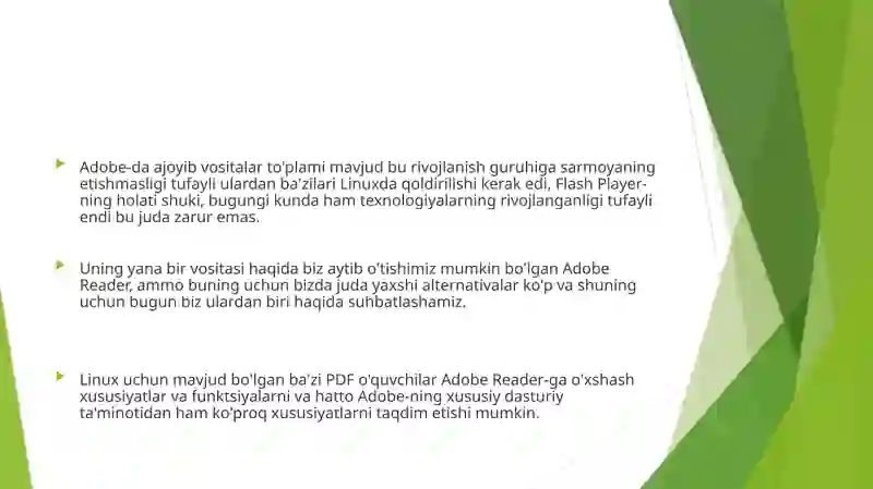 Adobe Reader va Fotix Reader dasturlari tarixi 2