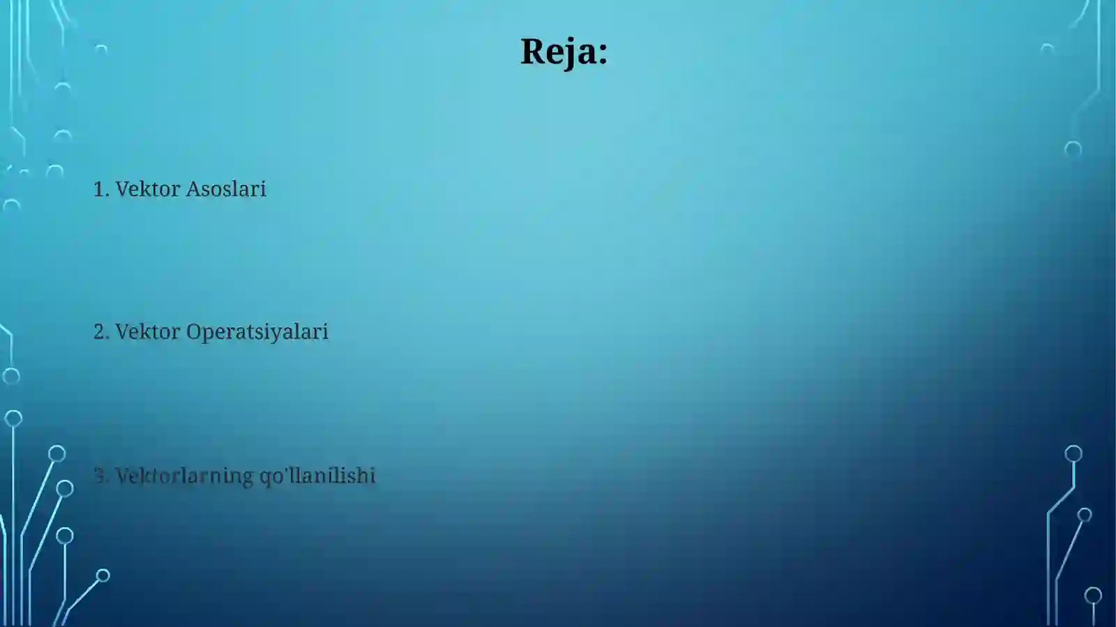 Vektorlar 2
