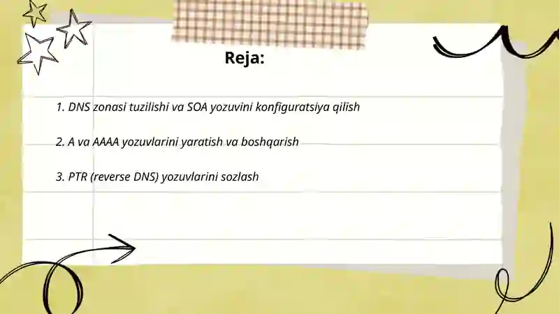 DNS server konfiguratsiyasi 2