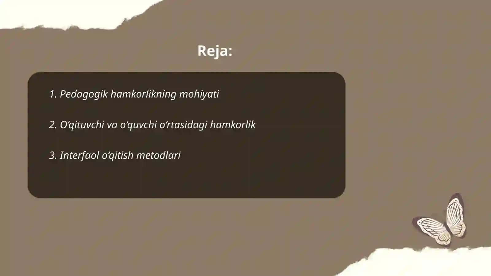 Pedagogik hamkorlik 2