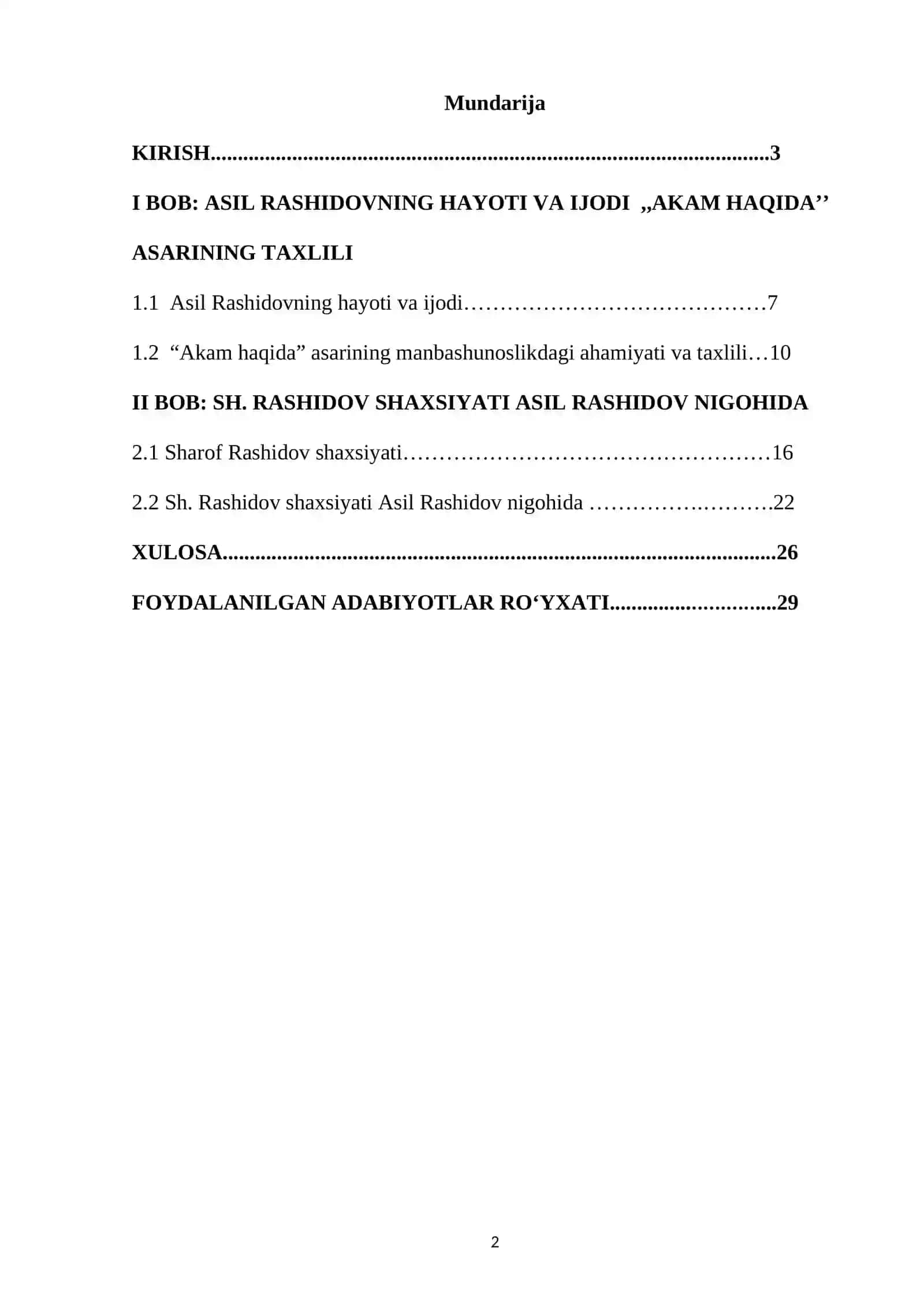 Asil Rashidovning "Akam haqida" esdaliklari 2