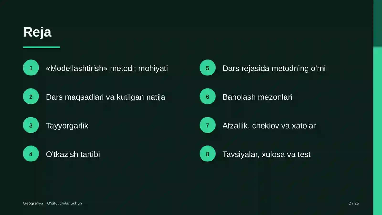 geografiya darslarida modellashtirish metodidan foydalanish 3765 2