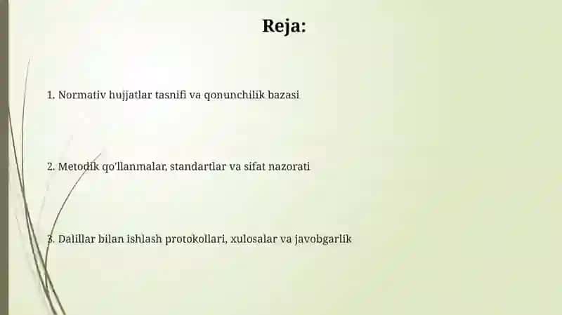 Sud kimyo sertifikatining amaliyoti uchun foydalaniladigan hujjatlar 2