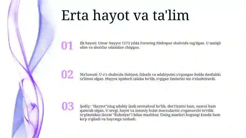 Umar Hayyom Hayoti Va Ijodi 2