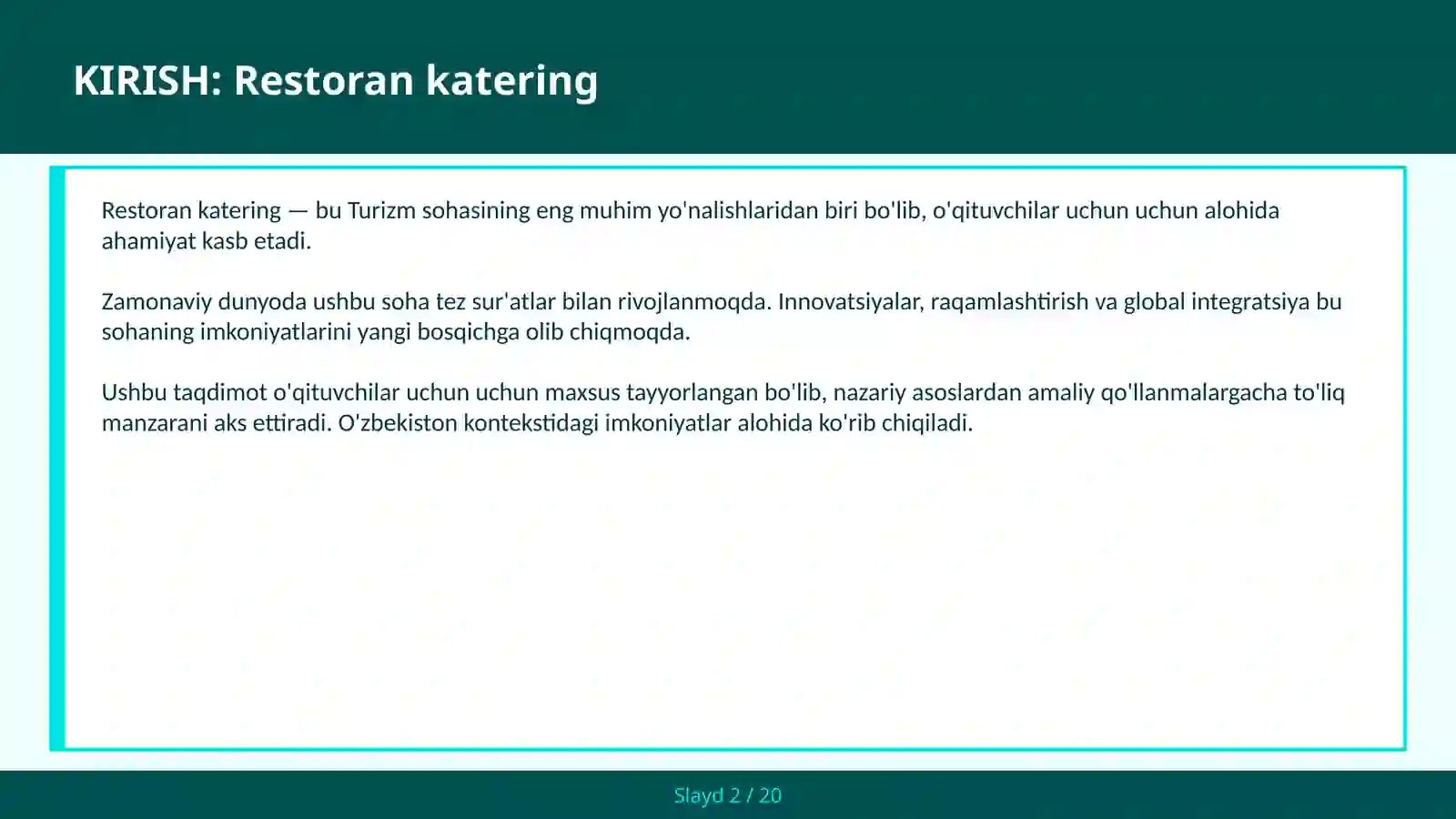 Restoran katering 2