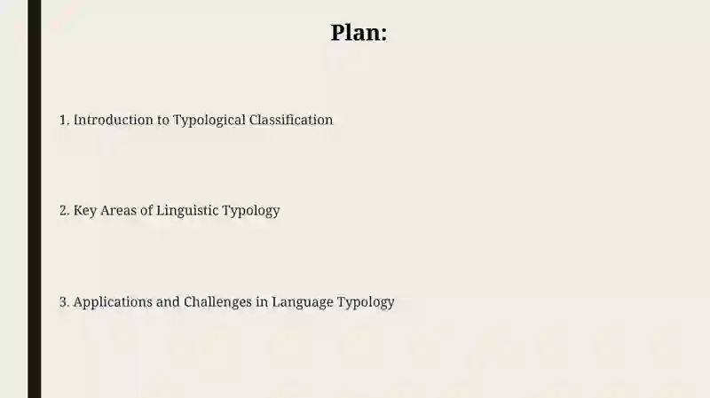 Typological classification of languages 2