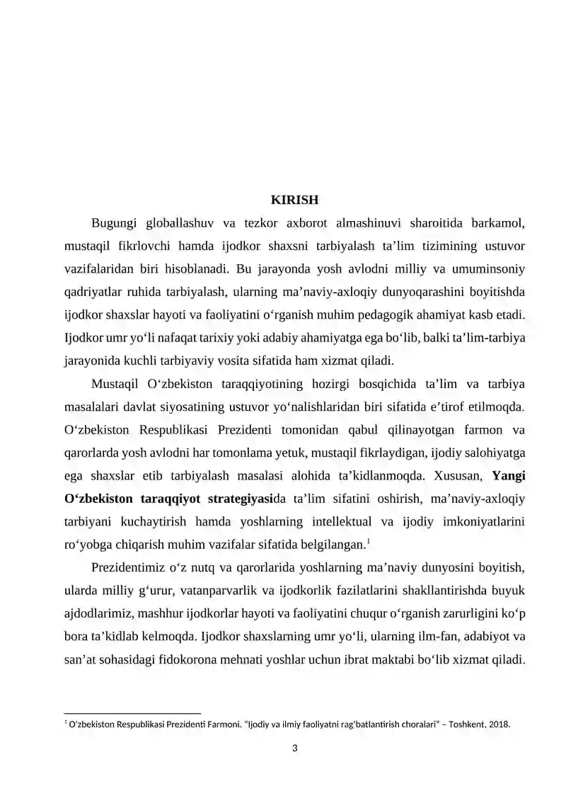 IJODKOR UMR YO‘LINI O‘RGANISHNING PEDAGOGIK ZARURIYATI 2