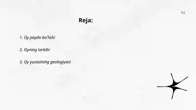 Oyning paydo bo'lishi 2
