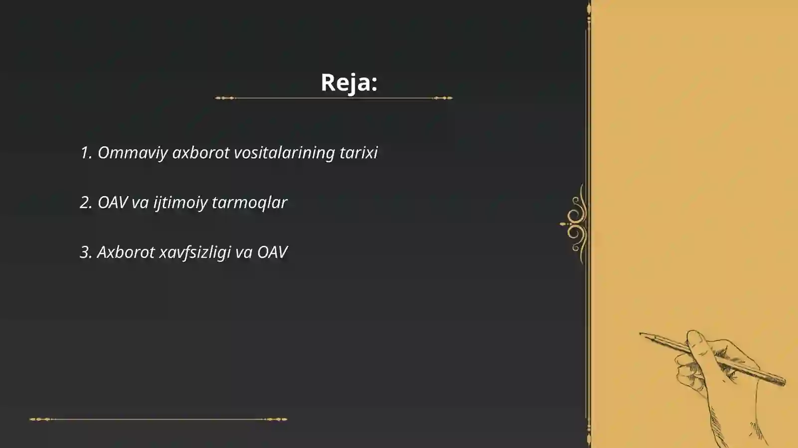 Ommaviy axborot vositalari 2