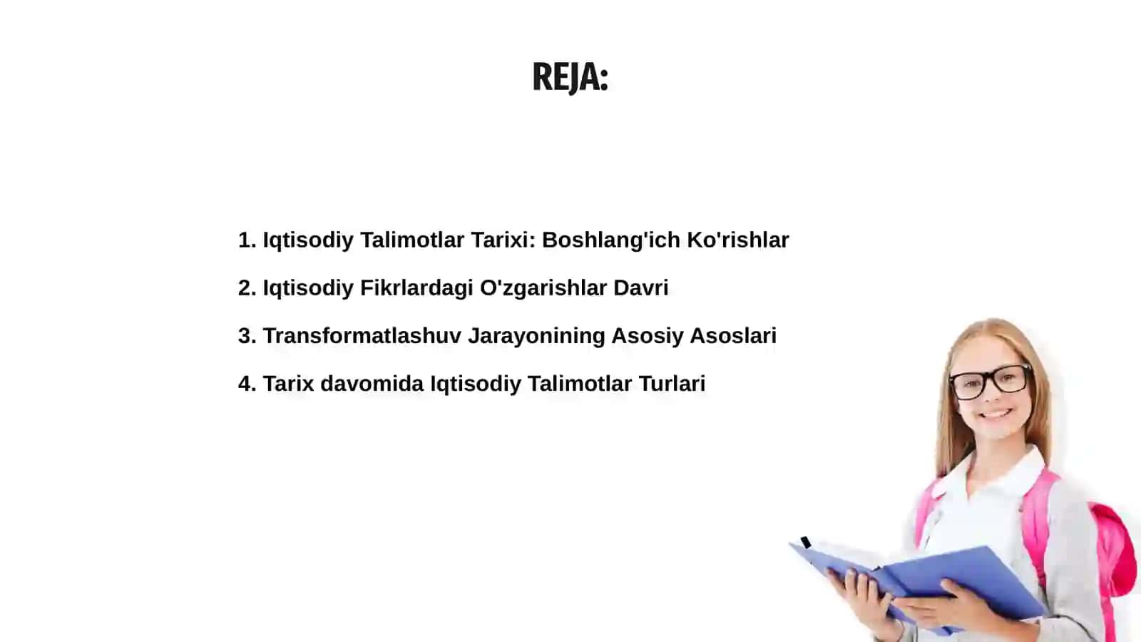 Iqtisodiy Talimotlar Tarixi Fani Transfarmatlashuv Jarayoni 2