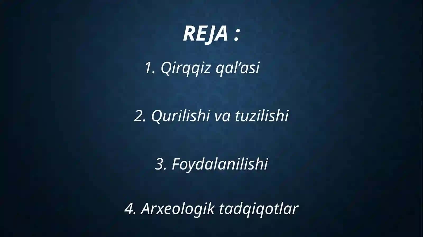 QIRQQIZ QAL’A 2