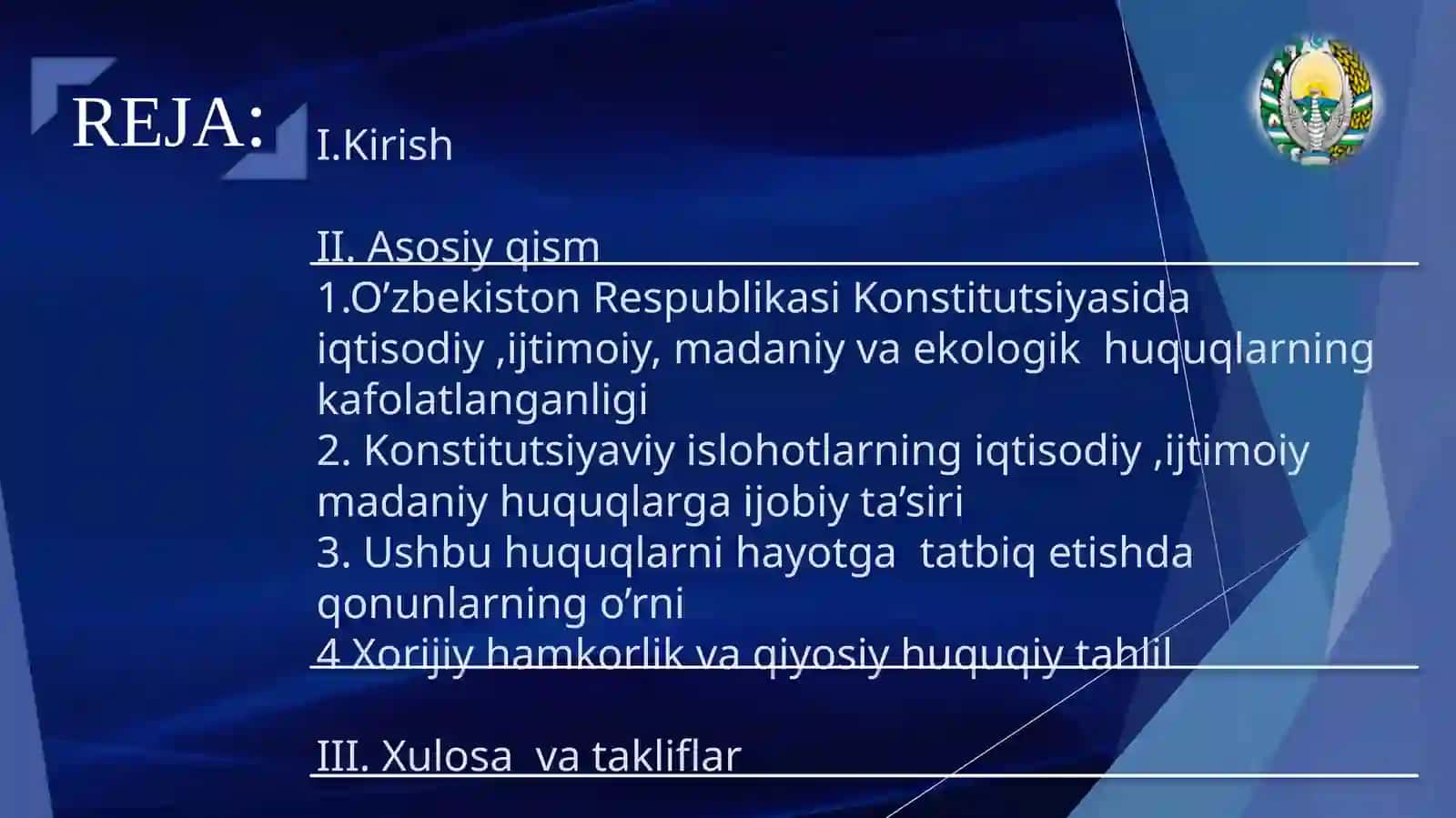 Fuqarolarning iqtisodiy, ijtimoiy, madaniy va ekologik  huquqlar 2