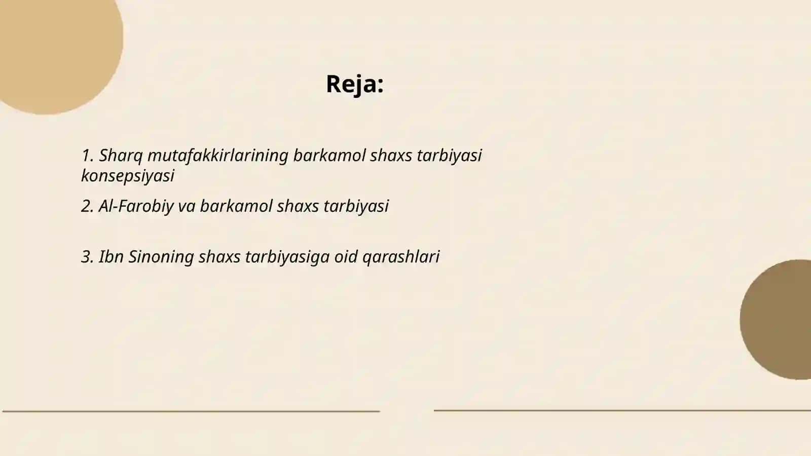 Sharq mutafakkirlari barkamol shaxs tarbiyasi haqida 2