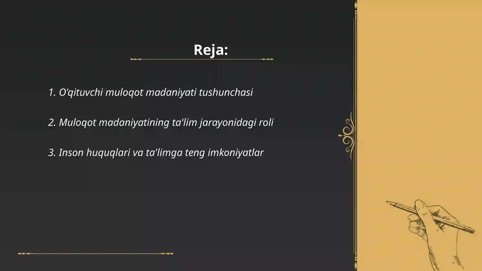 O'qituvchi muloqot madaniyati 2