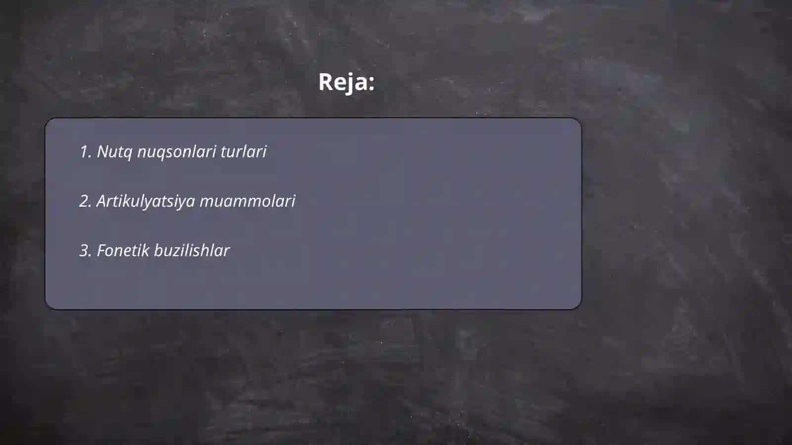 Nutq nuqsonlarining tuzilishi xususiyatlarini oʻzaro farqlash 2