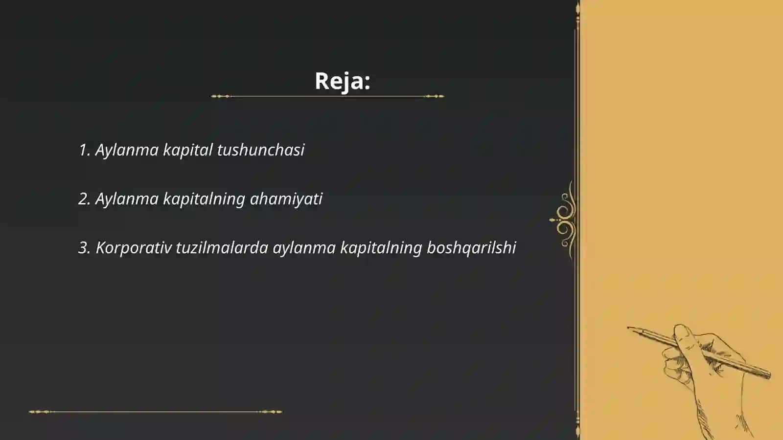 Aylanma kapital 2
