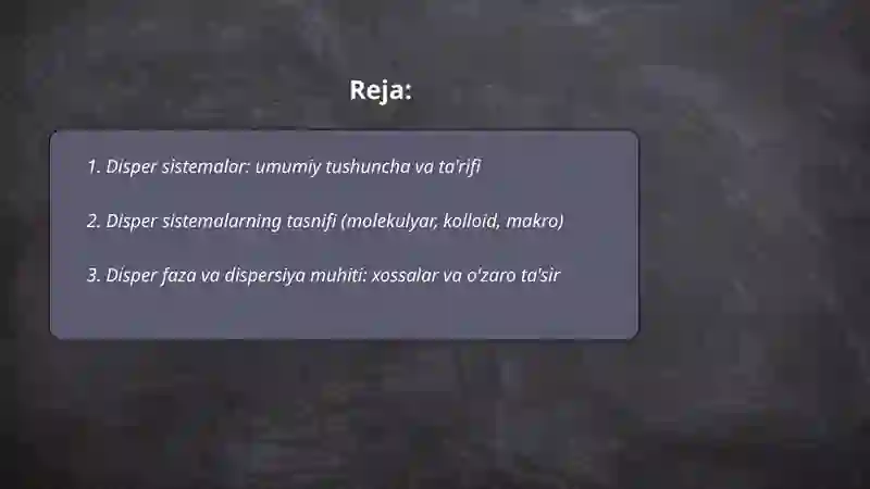 Disper sistemalar 2