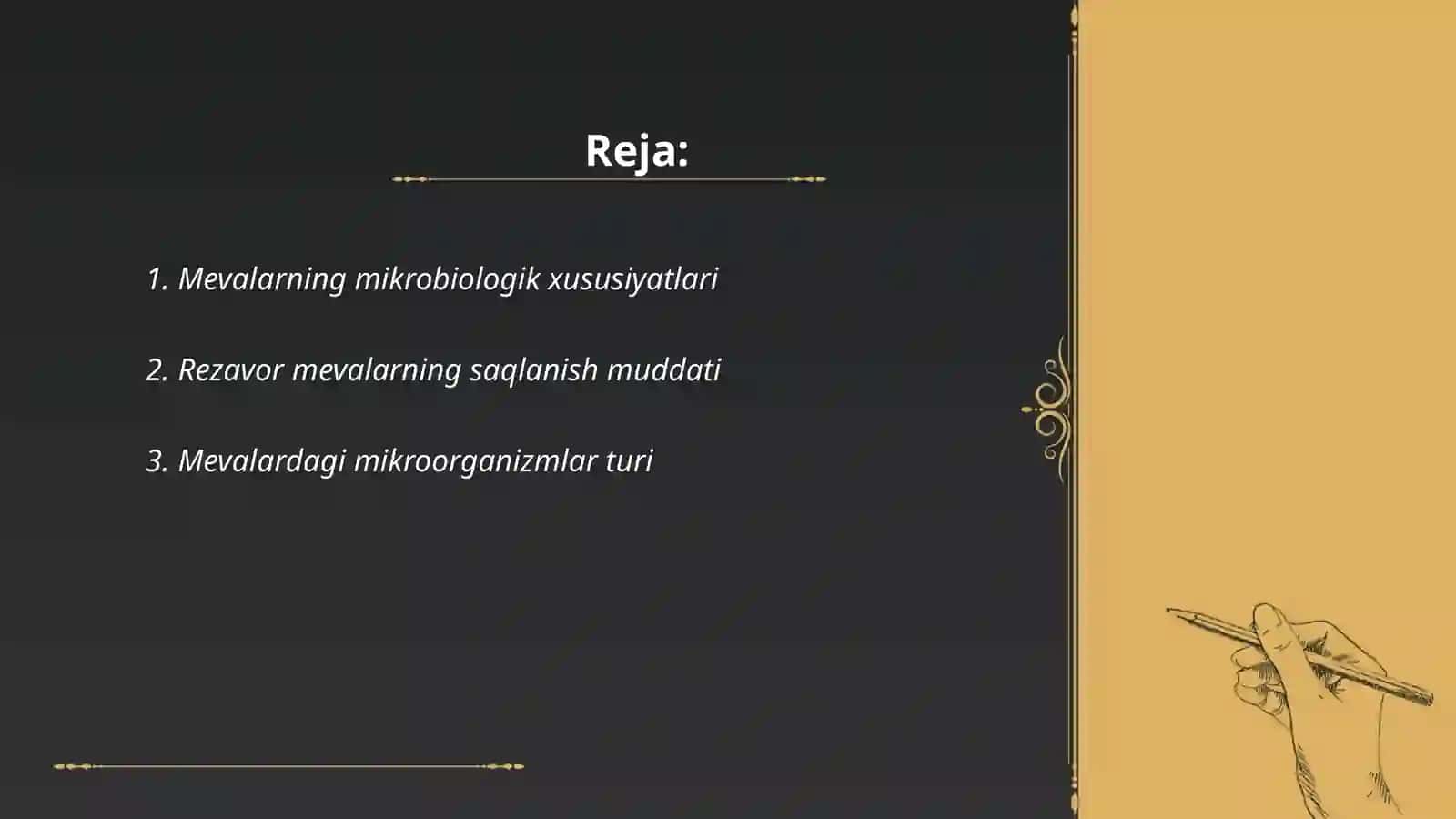 Meva va rezavor mevalar mikrobiologiyasi 2