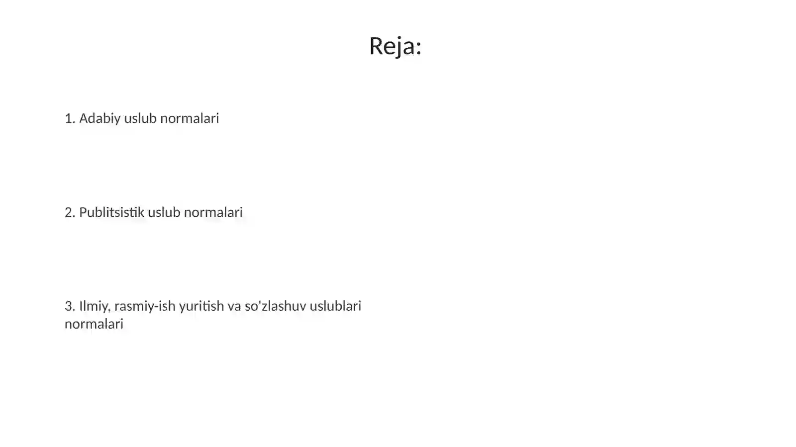 Badiiy uslub normalari 2