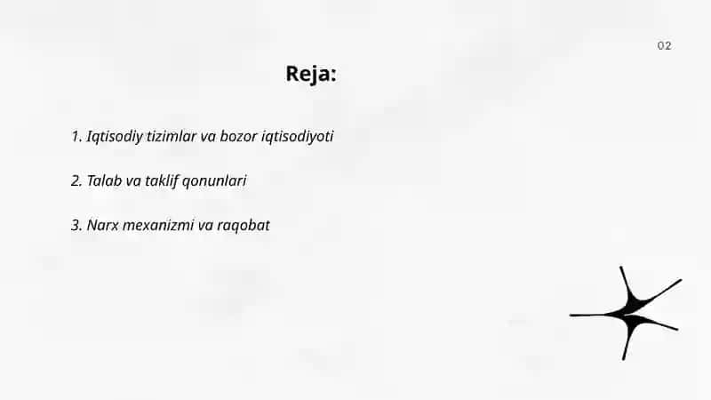 IQTISODIYOT, BOZOR VA IQTISODIY SIYOSAT 2