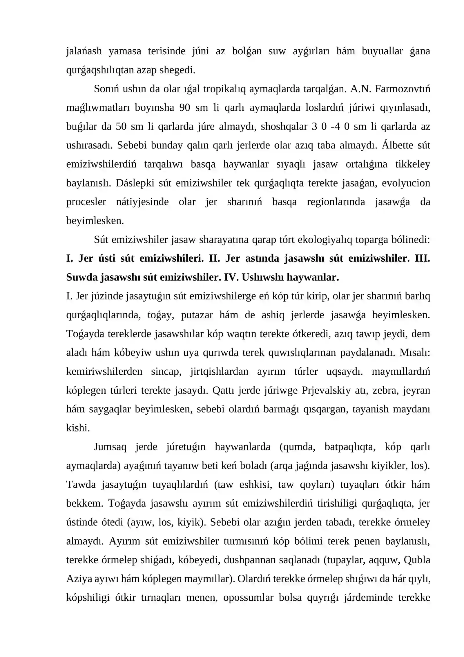 SÚT EMIZIWSHILERDIŃ EKOLOGIYASI HÁM ÁHMIYETI 2