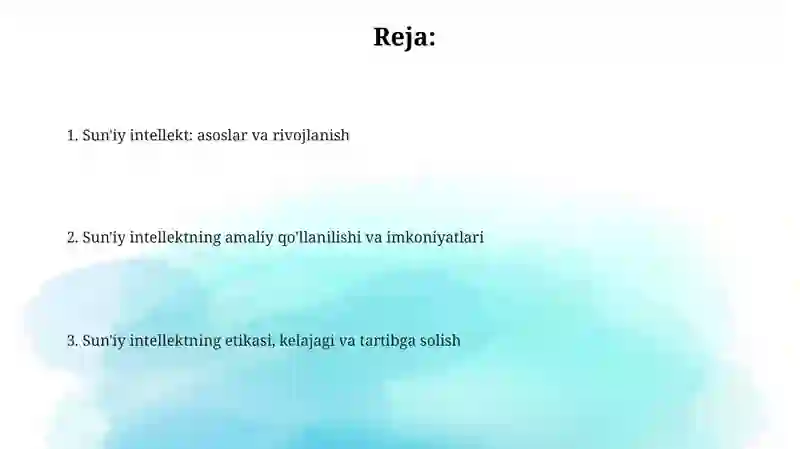 Sun'iy intellekt 2