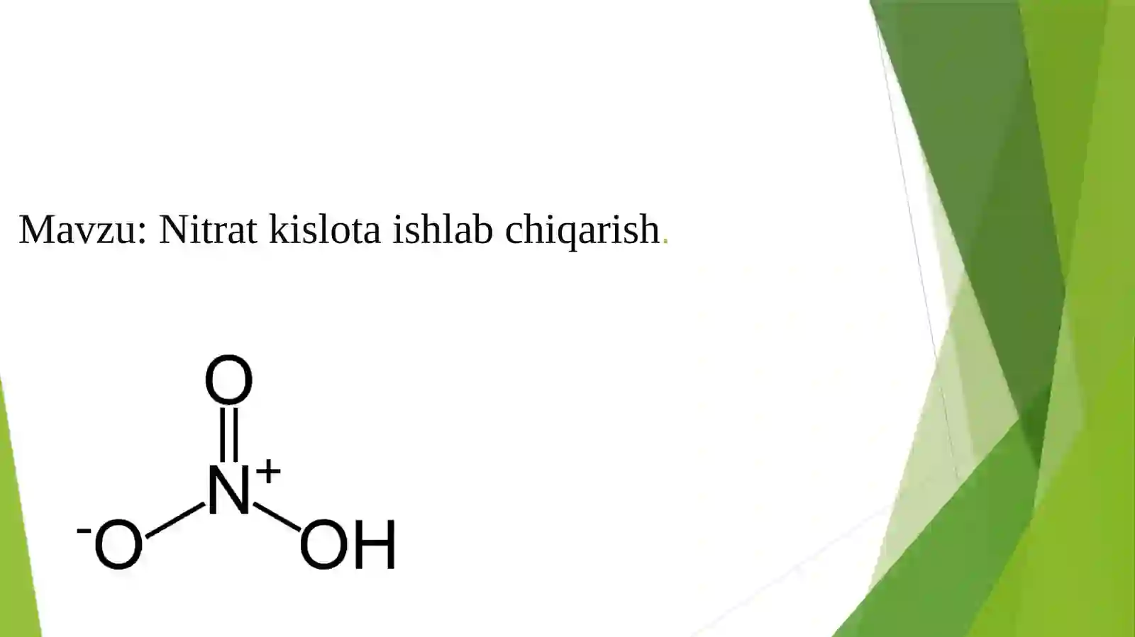 Nitrat kislota ishlab chiqarish 2