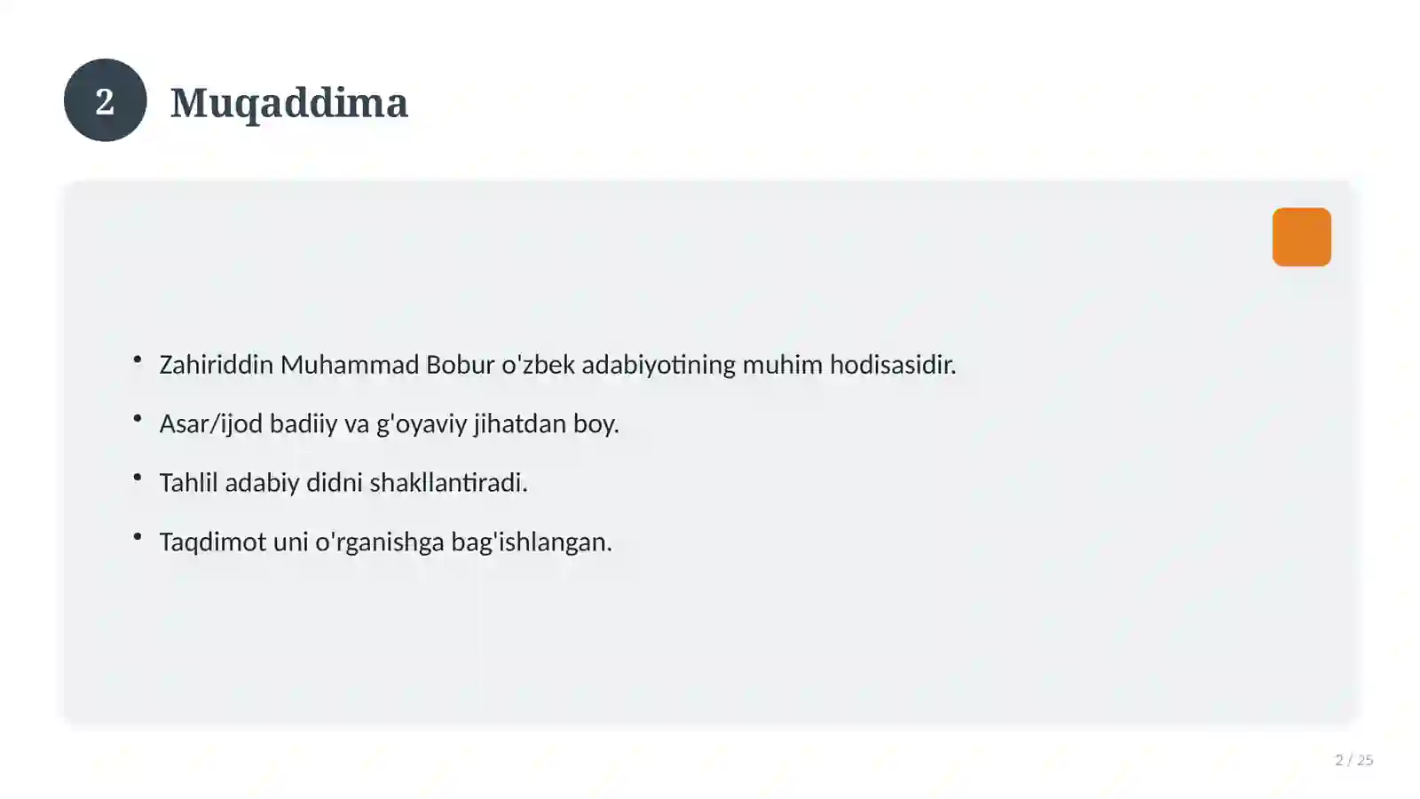 Zahiriddin Muhammad Bobur 2