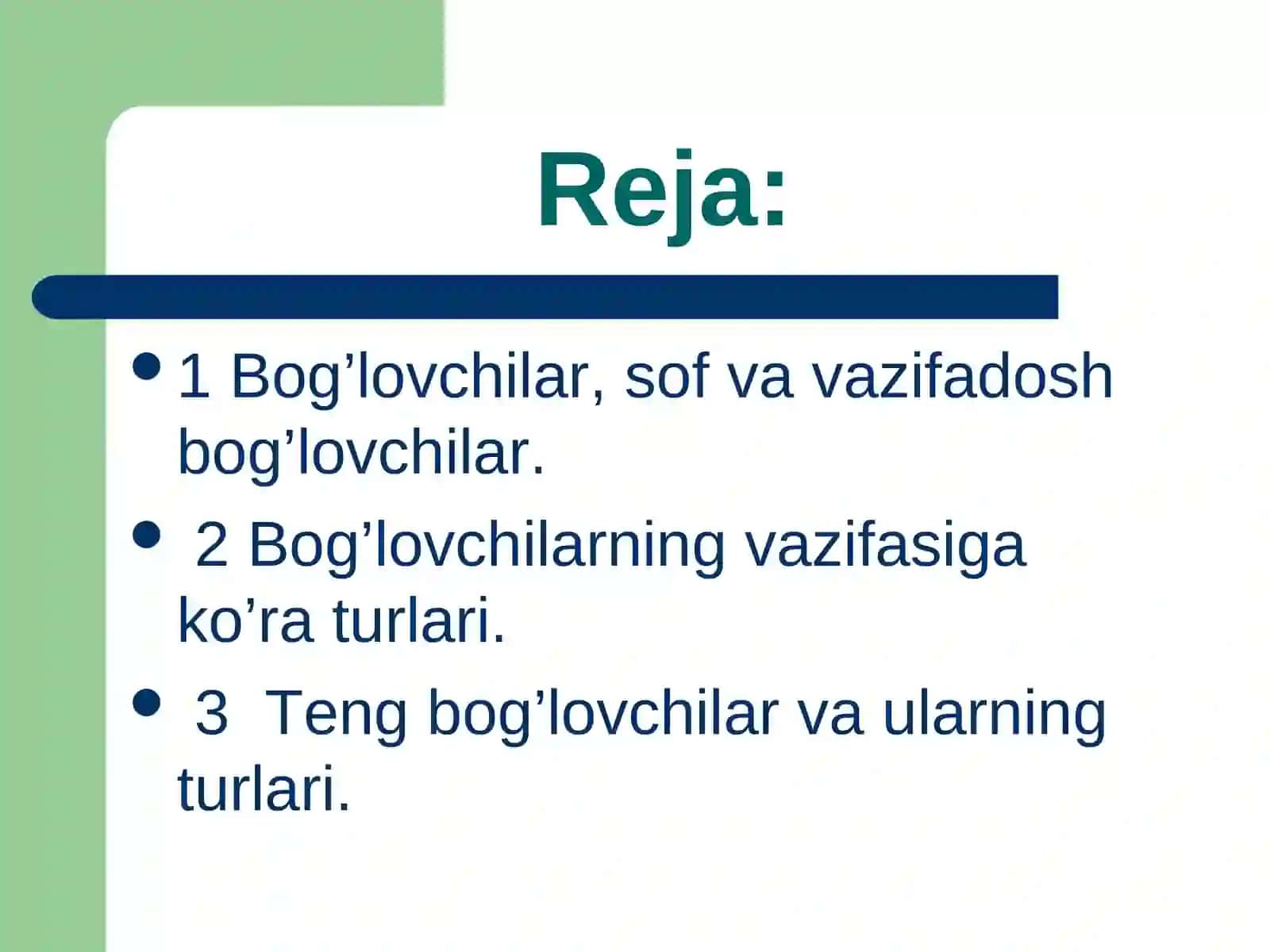 Bog’lovchi 2
