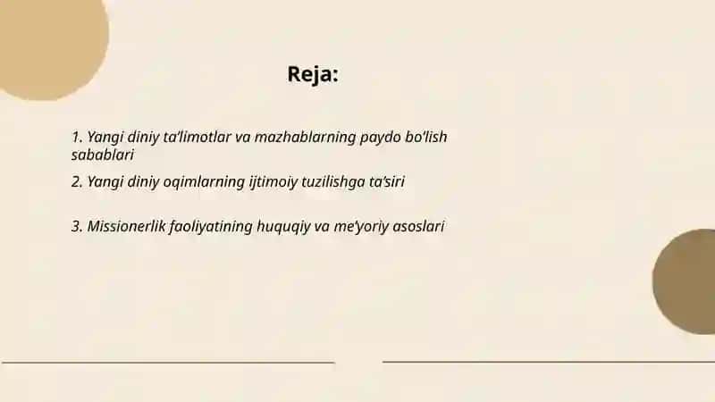 Yangi diniy ta’limotlar va mazhablar 2
