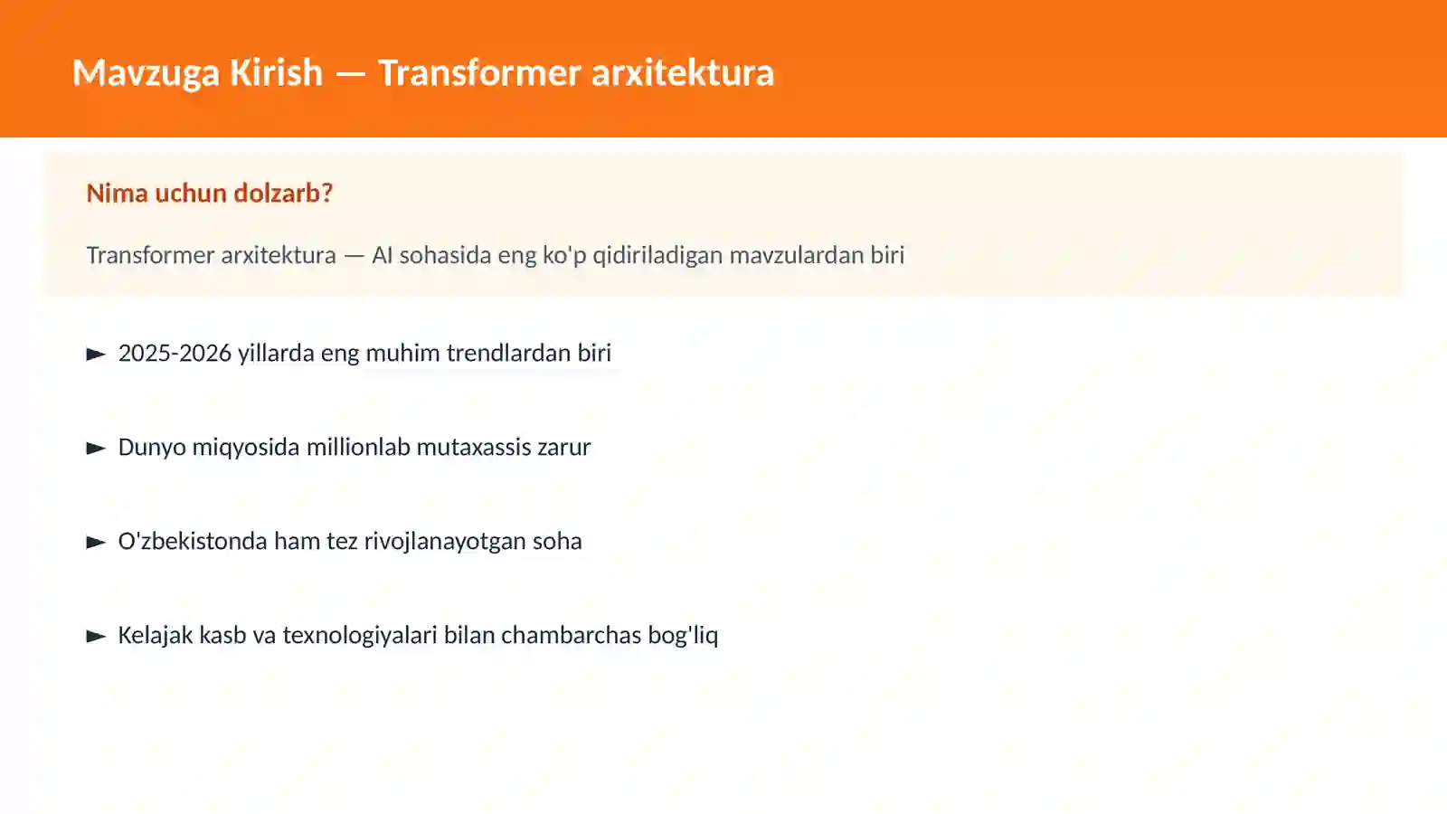 Transformer arxitektura 2