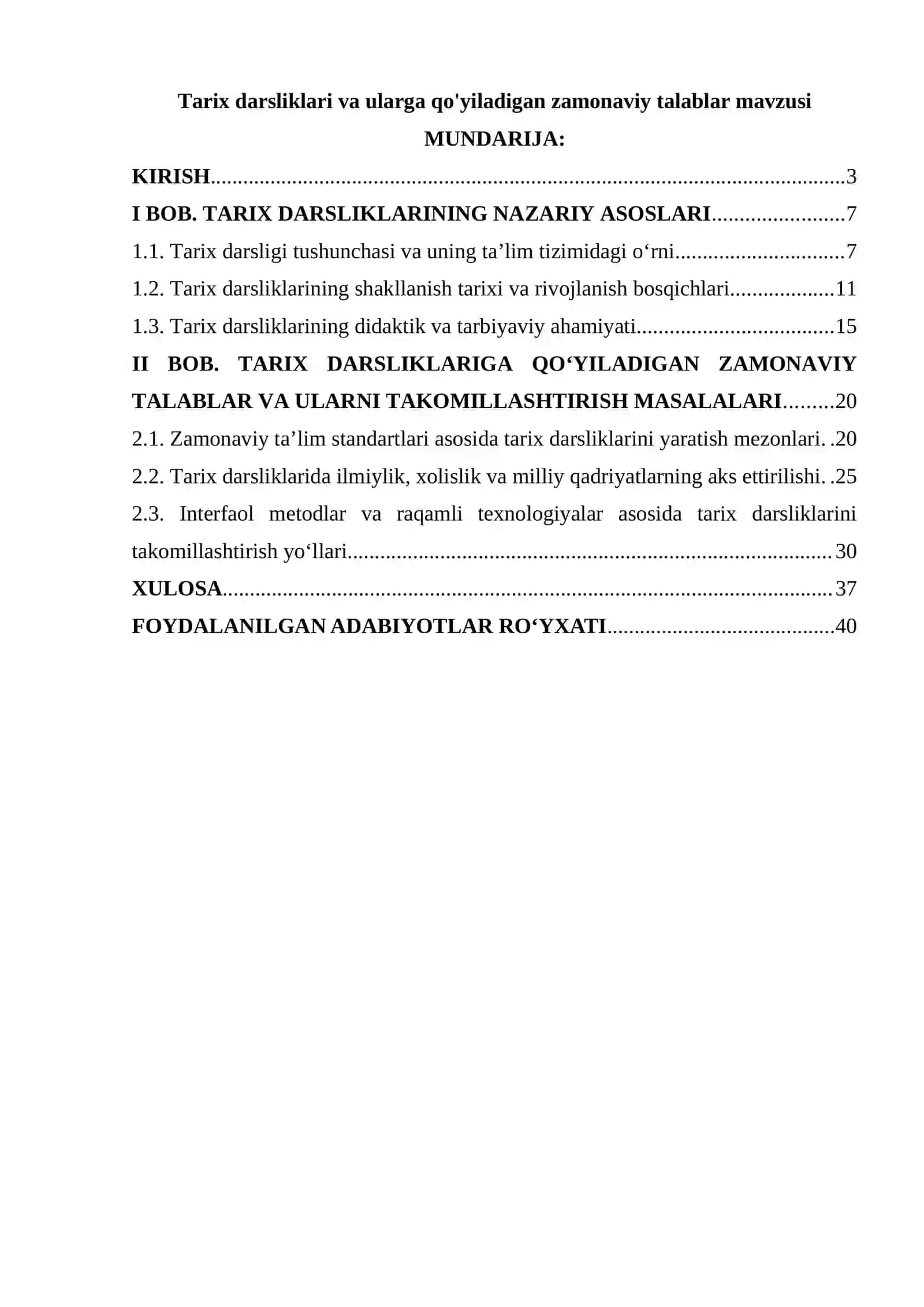 "O‘zbekiston tarixini o‘qitishda tarixiy manbalar va arxiv hujjatlaridan foydalanish (mavzu misolida)" 2