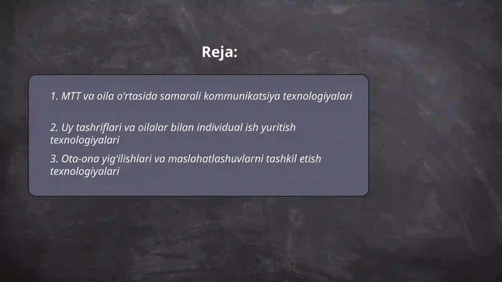 MTT va oila oʻrtasida hamkorlik texnologiyalari 2