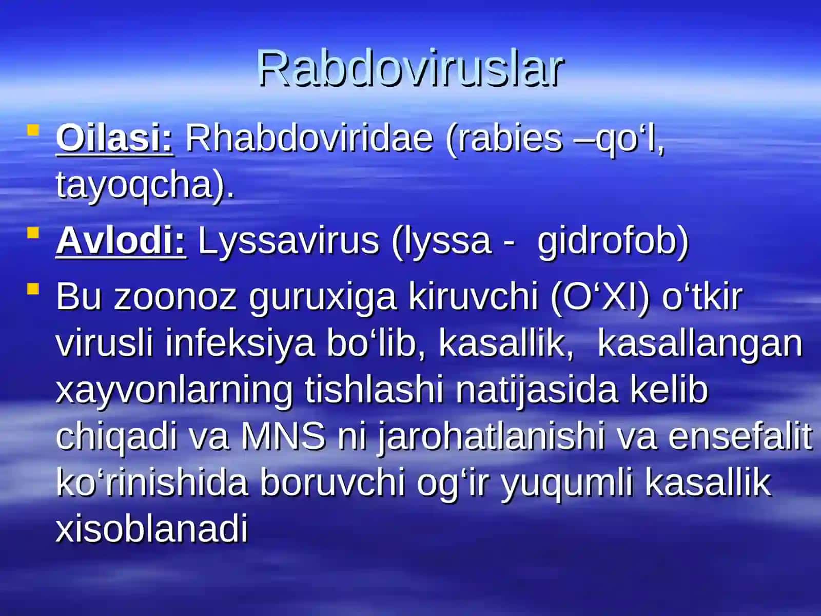 Rabdoviruslar 2