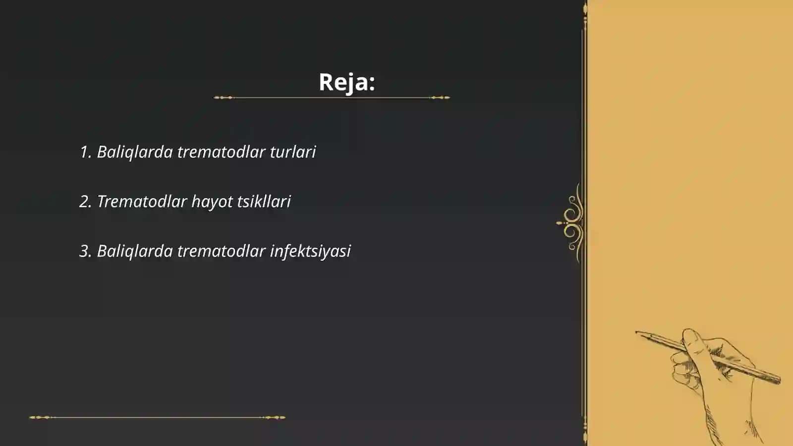 Baliqlarda trematadozlar keltirib chiqaradigan kasaliklar 2