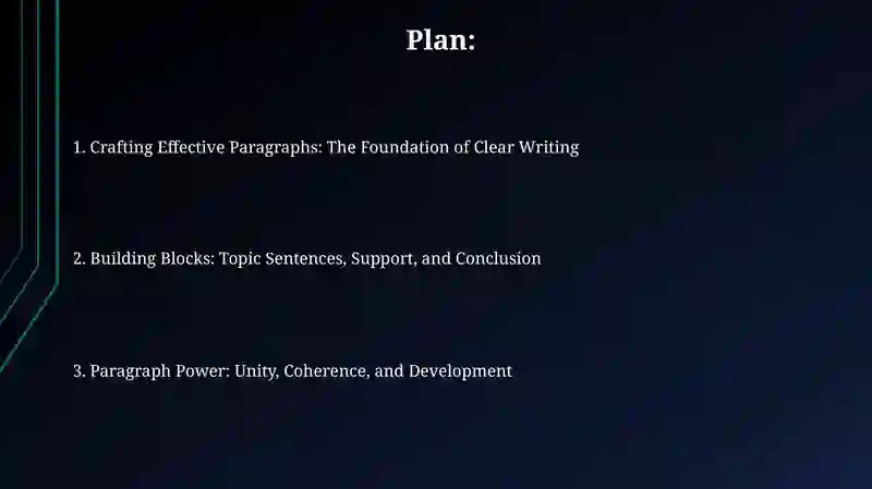 Paragraph structure 2