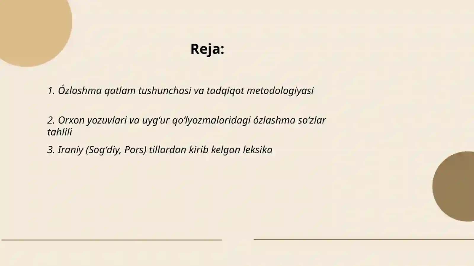 Qadimgi turkiy til leksikasi O'zlashma qatlam 2