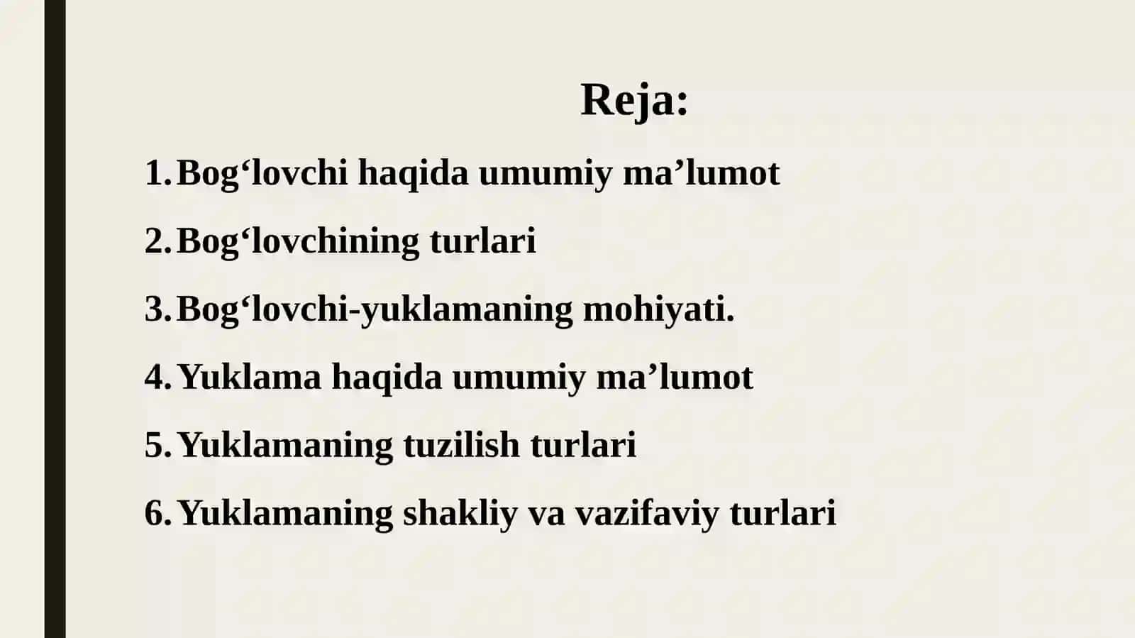 BOG‘LOVCHI. YUKLAMA 2
