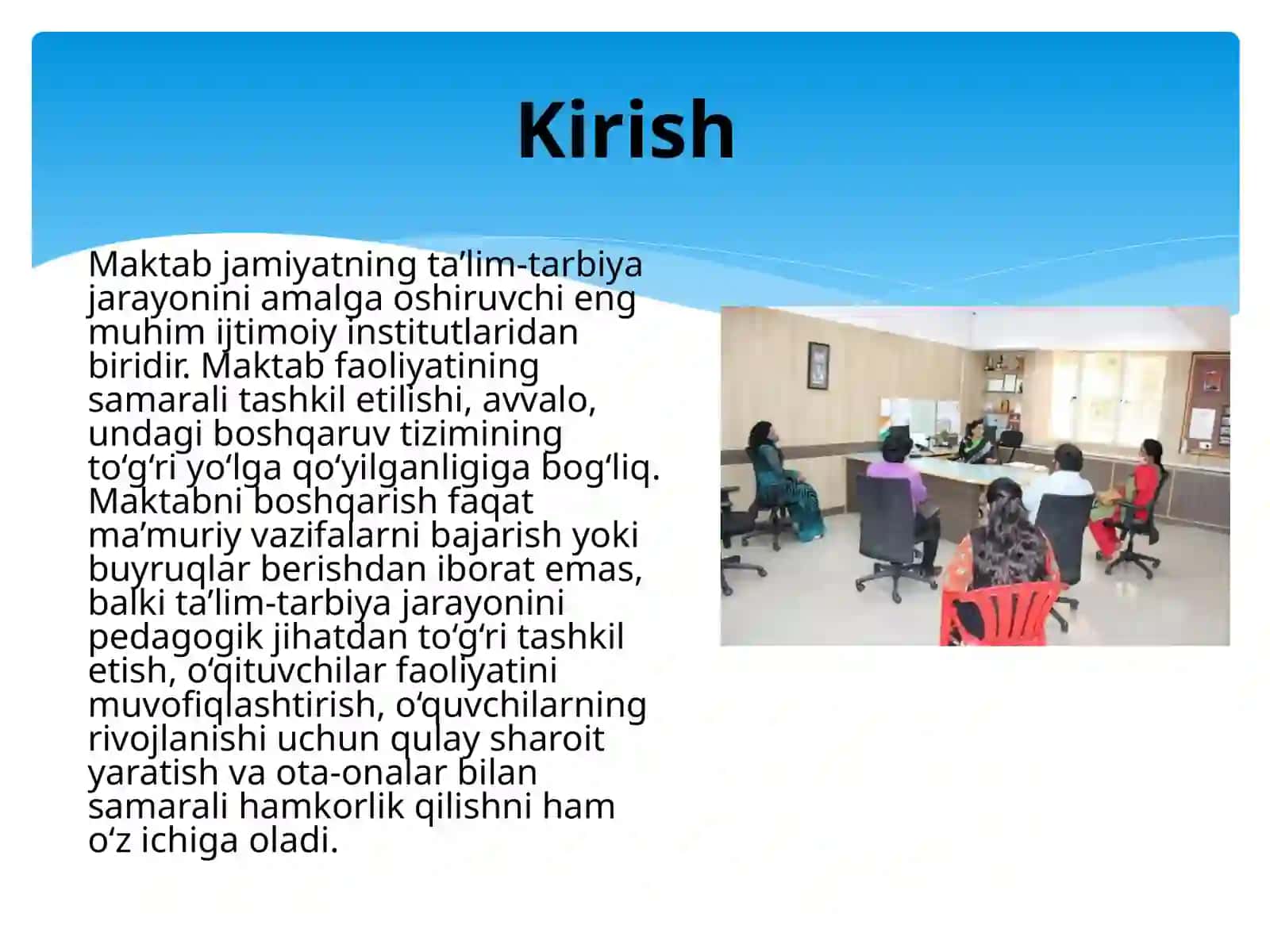 Maktabni boshqarishning pedagogik asoslari 2