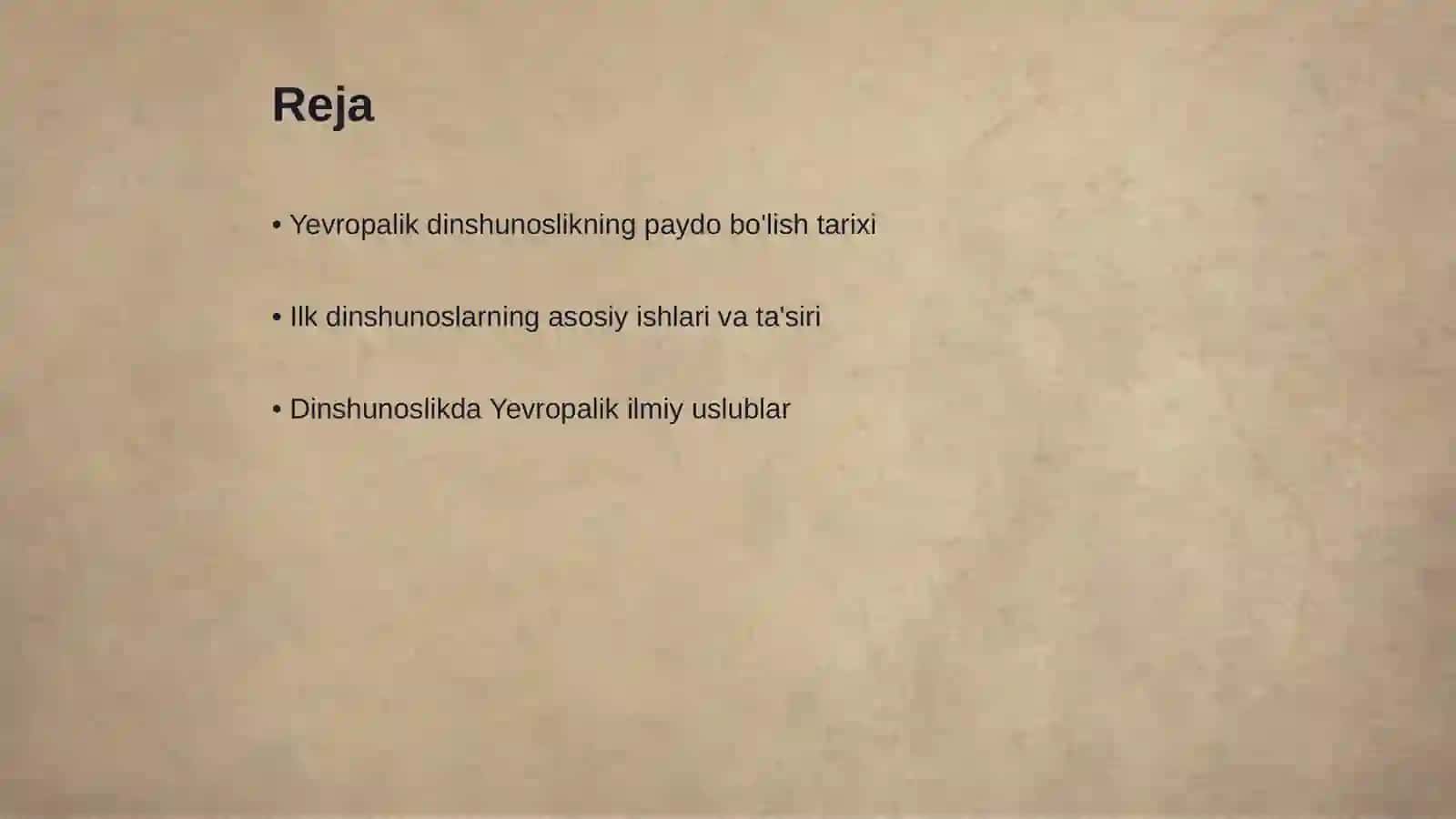 Yevropalik ilk dinshunoslar 2
