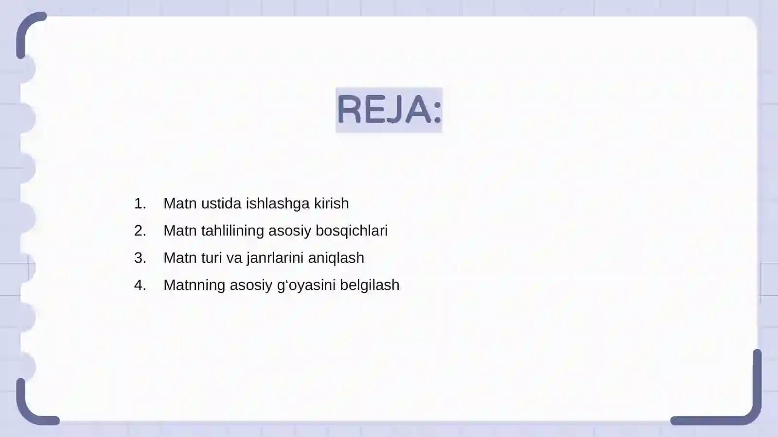 Matn ustida ishlash 2