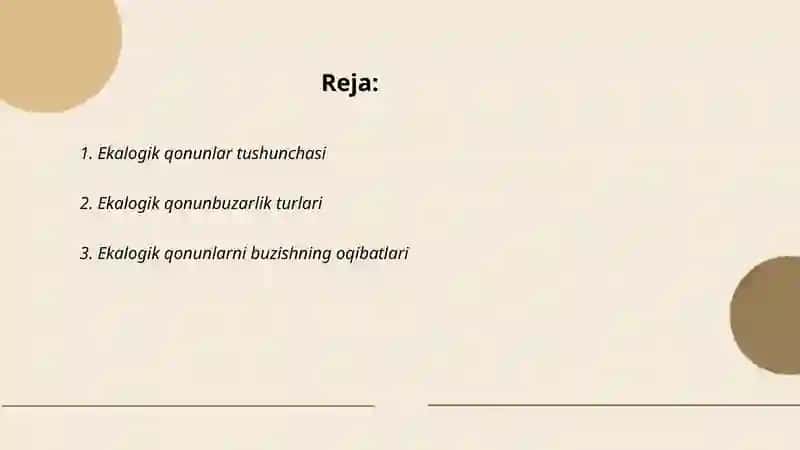Ekalogik qonun talablarini buzganlik uchun yuridik javobgarlik 2