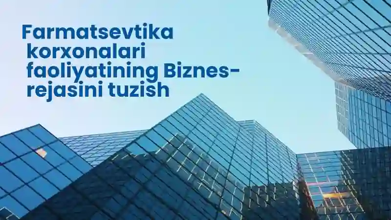 Farmatsevtika Korxonalari Biznes-rejasi 2