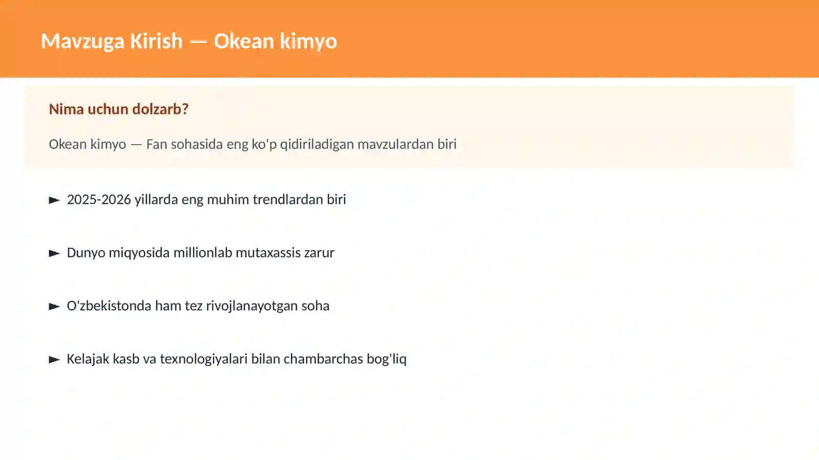 Okean kimyo 2