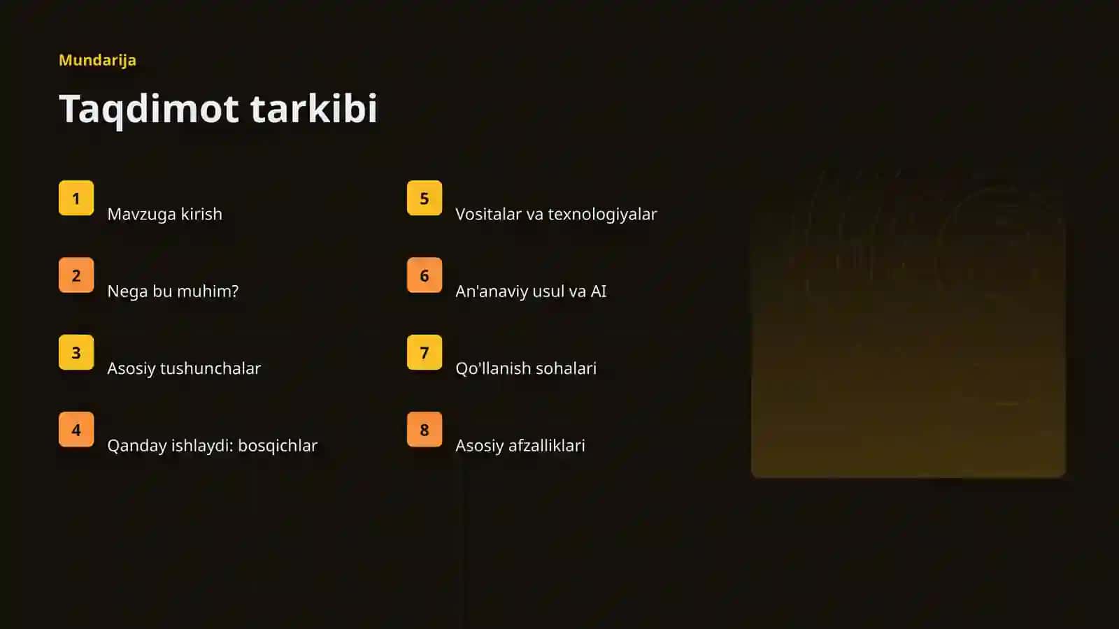 Multimodal sunʼiy intellekt: algoritmlari va usullari 2